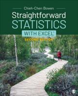 Straightforward Statistics with Excel®